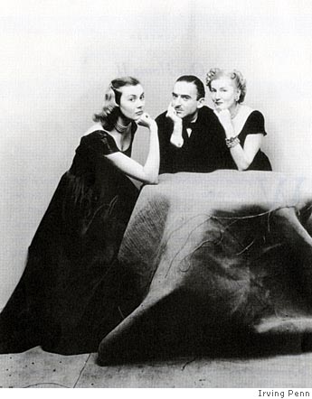 Mr. and Mrs. Alexander Liberman with Francine du Plessix, February 1948 (detail) by Irving Penn. Photo by Irving Penn